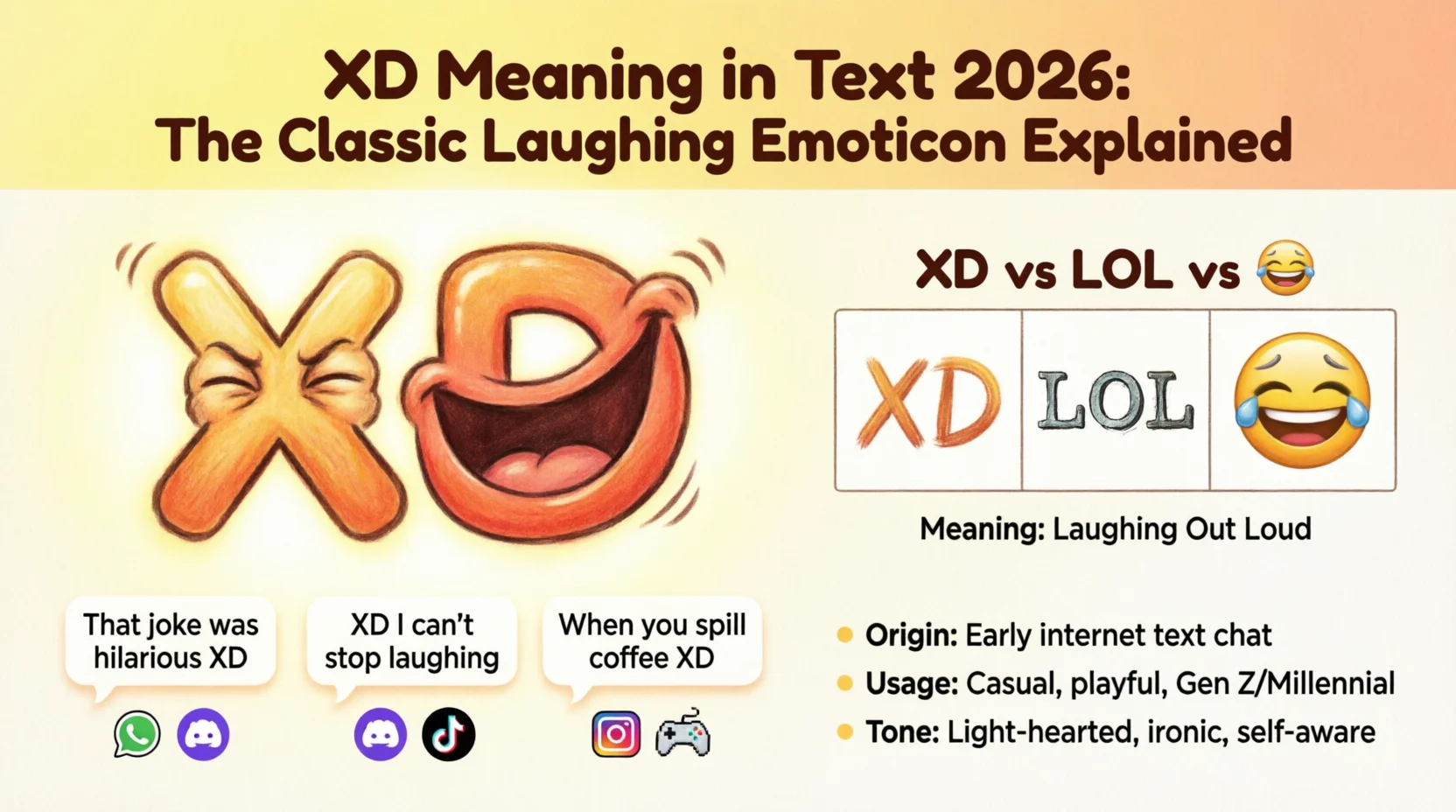 XD Full Form in Chat Mean in 2026