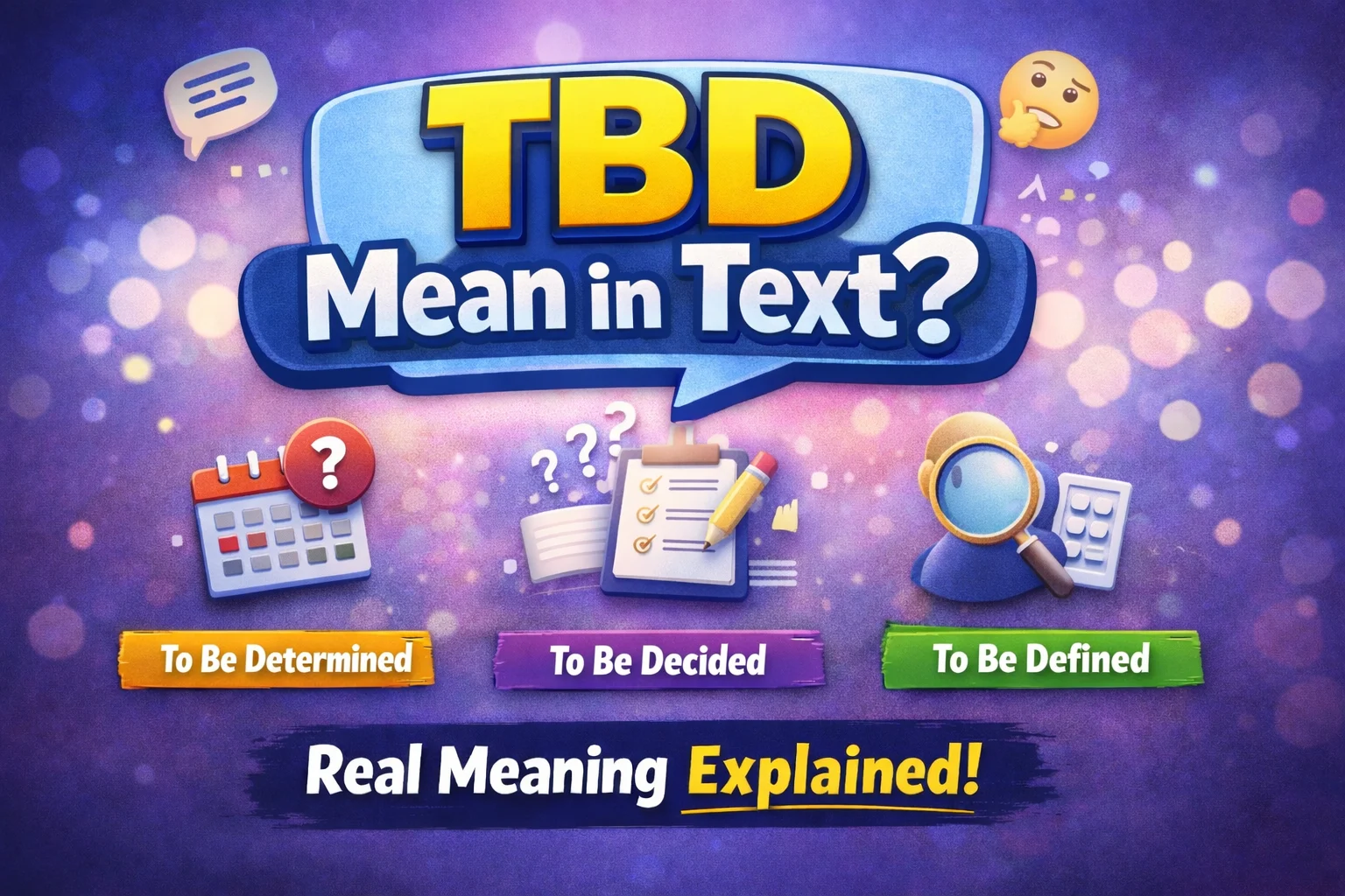 TBD Mean in Text Real Meaning 2026
