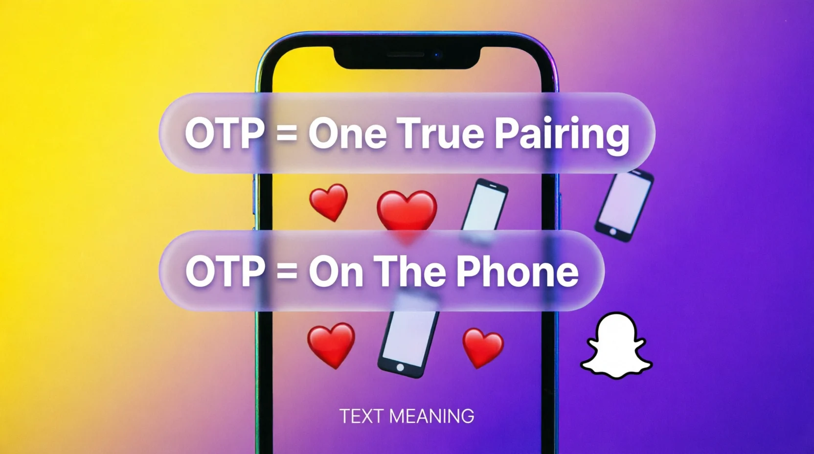 OTP Meaning Text Snapchat Mean in Text 2026