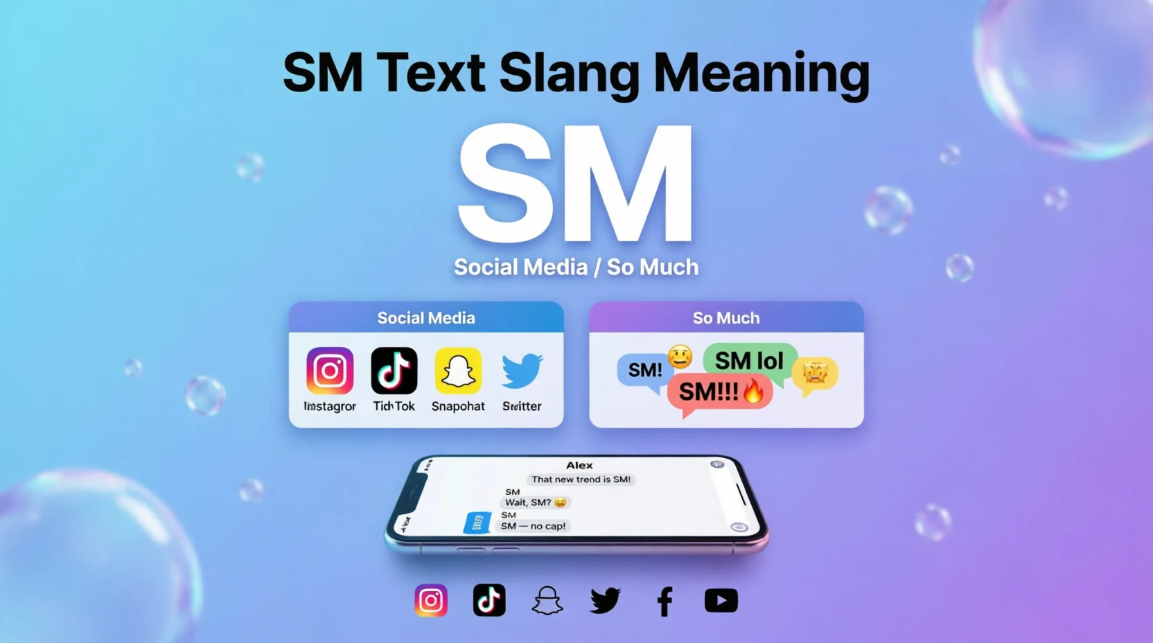 Does SM Mean in Text 2026