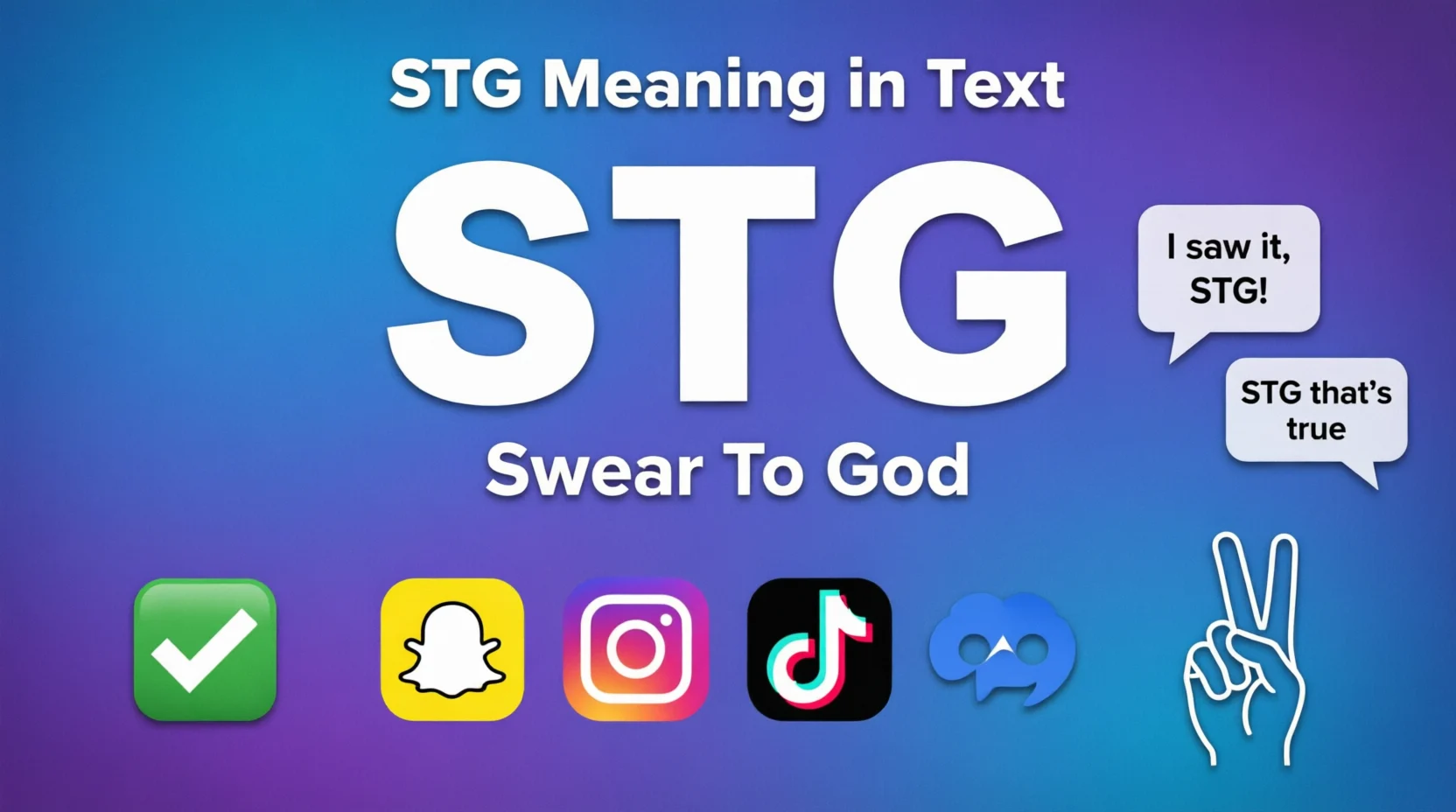 STG Meaning in Text Real Meaning 2026