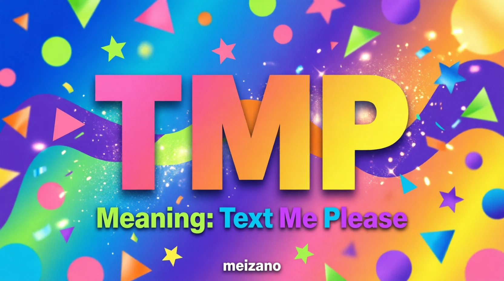 TMP Meaning Mean in Text 2026