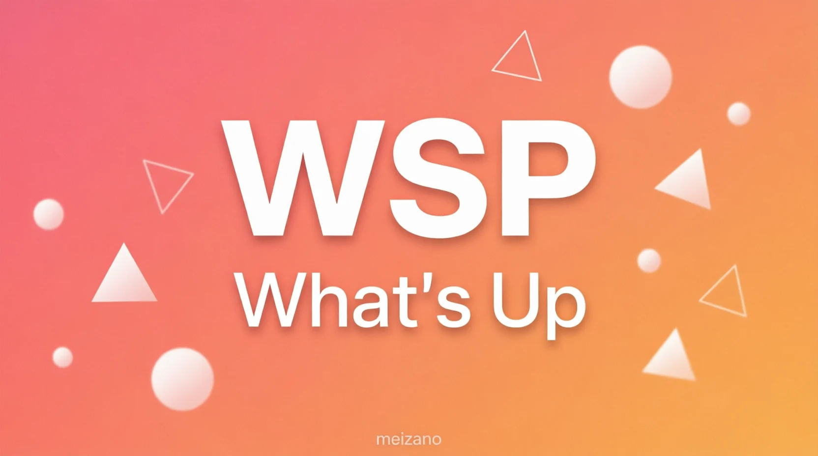 WSP Mean in Text 2026